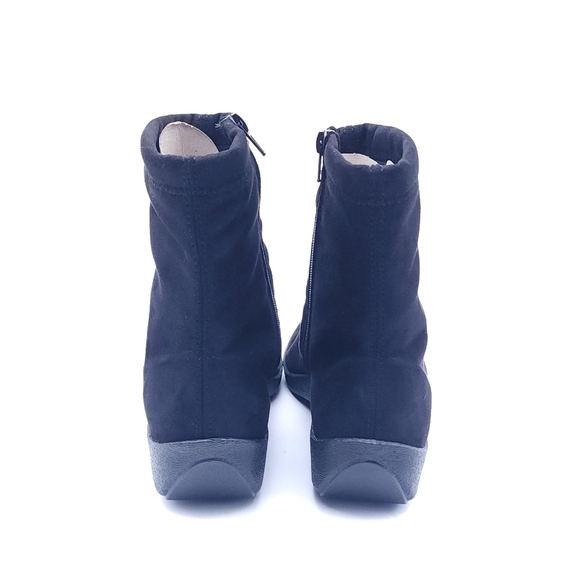 Arcopedico L8 Posh Black Faux Suede Lytech Ankle Boot Lightweight Womens Size 12 - Picture 8 of 10